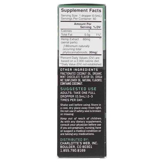 Hemp Extract Oil 60 Mg, CW